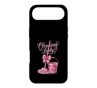 Cute Pink Cleaning Lady Housekeeping Mop & Bucket Case for iPhone Air