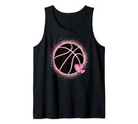 Cute Pink Hearts Basketball Love Tank Top
