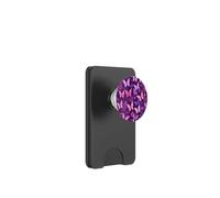Cute Pink Purple Butterfly Pattern Flowers Vaporwave Dark PopSockets PopWallet for MagSafe
