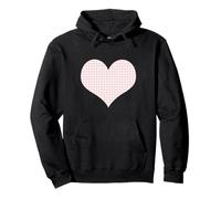 Cute Pink Sand Gingham Check Plaid Checkered Pattern Pullover Hoodie