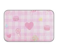 Cute Pink Sweet Character Lines Summer cooling pad for dogs large Self Cooling beds for outdoor cats for hamster cats indoor essentials manta fria para perros M