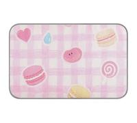 Cute Pink Sweet Character Lines Summer dog cooling mats Self Cooling dog crate pad for rabbit outdoor cats mantas frías para perros M