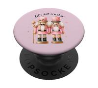 Cute Pink XMAS Nutcracker Christmas PopSockets Adhesive PopGrip