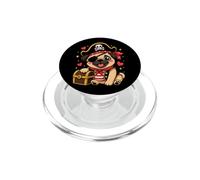 Cute Pirate Pug Kids Treasure PopSockets PopGrip for MagSafe