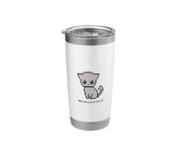 Cute Pixel Cat Kawaii Kitten Retro 8-Bit Art Gaming Style Stainless Steel Insulated Tumbler