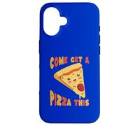 Cute Pizza Slice Come Get A Pizza This Funny Food Case for iPhone 16