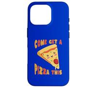 Cute Pizza Slice Come Get A Pizza This Funny Food Case for iPhone 16 Pro