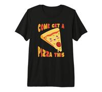 Cute Pizza Slice Come Get A Pizza This Funny Food Premium T-Shirt