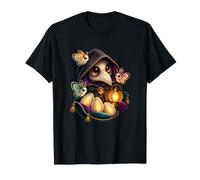 Cute Plague Doctor Gentle Moth Nursery Arched Portrait T-Shirt