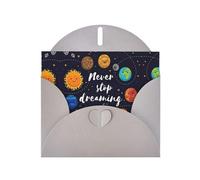 Cute Planet Exquisite Pearl Paper Holiday Cards, Birthday Cards, Suitable For Christmas, Valentine'S Day, Wedding Anniversary And Party Invitation Cards.
