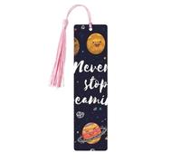 Cute Planet Wooden Bookmark Perfect Decoration for Bookmarks Lovers Students Reading Book Club