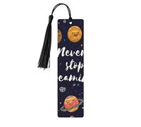 Cute Planet Wooden Bookmark Perfect Decoration for Bookmarks Lovers Students Reading Book Club