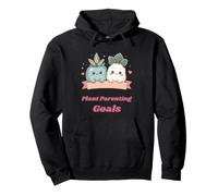 Cute Plant Parenting Goals Funny Plant Dad Gift Enthusiasts Pullover Hoodie