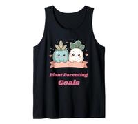 Cute Plant Parenting Goals Funny Plant Dad Gift Enthusiasts Tank Top