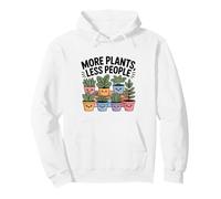 Cute Planting More Plants Less People Gardening Humor Nature Pullover Hoodie