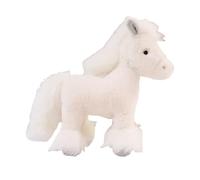 Cute Plush Animal Pony Doll Simulation Plush Toy Sweat Blood Horse White Dragon Horse Doll 9.84 Inch Prop Ornament Boy And Girl Gift Christmas(White,40cm)