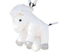 Cute Plush Backpack Horse Shape Rucksack
