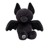 Cute Plush Bat Stuffed Animal Toys,16in Posable Halloween Bat Plush - Adjustable Wings Black Bats Stuffed Animal, Soft Cuddly Spooky Toy for Living Room & Bedroom Decor