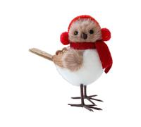 Cute Plush Bird Christmas Tree Hanging Pendant Decorations For Xmas Party 2026 Birds With V5S5 Dec Year Gifts Fake New Hats