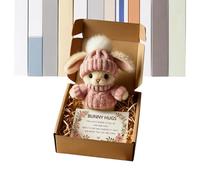 Cute Plush Bunny,Portable Collectible Rabbit Doll,Cute Stuffed Toy Doll - for Girl Boy Christmas Easter Valentines Indoor Desk Sofa Car