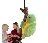 Cute Plush Car Mirror - Turtle Panda - Reverse Magic, Interior Hanging Decoration | Exquisite Mini Fabricated Animal Decoration Accessory, Fluffy Character Keychain for Bags R