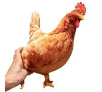 Cute Plush Chicken Stuffed Animal Hen Pillow Soft Comfortable Toy | Funny Decorative Cushion for Kids Women Friends Nursery Table Home School Office Bookstore Sofa