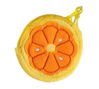 Cute Plush Coin Purse Cartoon Fruit Coin Bag Clutch Bag Headphone Data Cable Storage Gift for Children's Styles and Practical Case