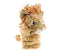 Cute Plush Cuddly Soft Large Kids Childrens Toddlers Boys Girls Role Play Animal Pet Farm Zoo Safari Wildlife Stuffed Toy Interactive Games Hand Puppet Handpuppet 3 4 5 6 7 8 9 10 Year Olds (Lion)