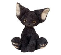 Cute Plush Kitten - Small Black Cat Doll, Soft Stuffed Animal Toy, Decorative Sitting Plush Figure, Sofa Pillow Companion, Kitty Repleca | Living Room Bedroom Dorm Home Decoration Collectible Gift