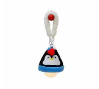 Cute Plush Penguin Night Light with 3 Dimmable Modes,Rechargeable LED Lamp,Soft Hanging Decor for Bedroom,Kids Room,Nursery,White,18.5cm(Fuzzy little penguin)