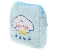 Cute Plush Period Bag for School and Handbag Organization | Blue, Bag-in-bag Storage for Earphones and Cards, Stylish Lovely Design for Students and Ladies