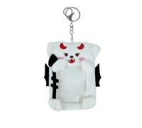 Cute Plush Photocard Holder | Devil Puppy Photocard Holder Keychain,Outdoor Girl Card Cover Protective Case for Credit Card, Bank Card, Student Card, Bus Card, Photocard