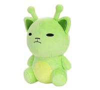 Cute Plush Pillow, Anime Doll Toy, Stretchable Cotton System with Green Alien Shape Design, Stuffed Cushion Build, Fun Character Style Decor, Portable Toy for Kids and Bedroom Use