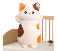 Cute Plush Tool, Cat Stuffed Pillow, Companion Toy Aid for Usage, Long Throw Helper Accessory, 65cm Easy Fit Sleeping Cushion for Boys Girls Adults Nursery Home Sofa Bed Birthday Holiday Decor