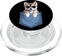 Cute Pocket Alaskan Klee Kai Lover Dog Mom PopSockets PopGrip for MagSafe