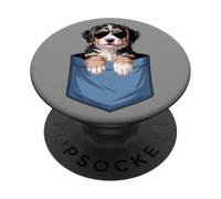 Cute Pocket Bernedoodle Lover Doodle Dog Mom PopSockets Adhesive PopGrip