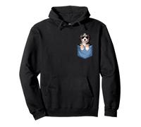 Cute Pocket Bernedoodle Lover Doodle Dog Mom Pullover Hoodie