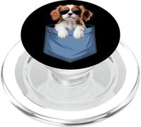 Cute Pocket Cavalier King Charles Spaniel Lover Dog Mom PopSockets PopGrip for MagSafe