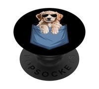 Cute Pocket Goldendoodle Lover Doodle Dog Mom PopSockets Adhesive PopGrip