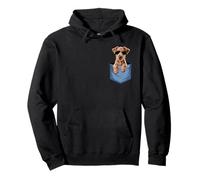 Cute Pocket Irish Terrier Lover Dog Mom Pullover Hoodie