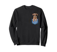 Cute Pocket Irish Terrier Lover Dog Mom Sweatshirt
