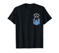 Cute Pocket Labrador Retriever Lover Black Lab Mom T-Shirt