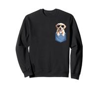Cute Pocket Labrador Retriever Lover Yellow Lab Mom Sweatshirt