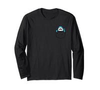 Cute Pocket Shark Long Sleeve T-Shirt