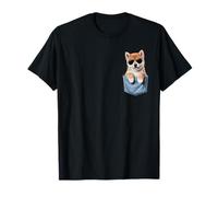 Cute Pocket Shiba Inu Puppy Lover Dog Mom T-Shirt