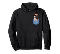 Cute Pocket Staffordshire Bull Terrier Puppy Lover Dog Mom Pullover Hoodie