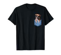 Cute Pocket Staffordshire Bull Terrier Puppy Lover Dog Mom T-Shirt