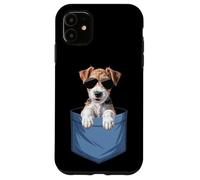 Cute Pocket Wire Hair Fox Terrier Lover Dog Mom Case for iPhone 11