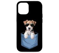 Cute Pocket Wire Hair Fox Terrier Lover Dog Mom Case for iPhone 12/12 Pro