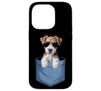 Cute Pocket Wire Hair Fox Terrier Lover Dog Mom Case for iPhone 14 Pro
